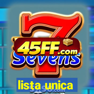 lista unica